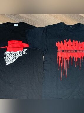 Quentin Tarantino Movie Promo Set The Hateful Eight & Django Unchained T-Shirt